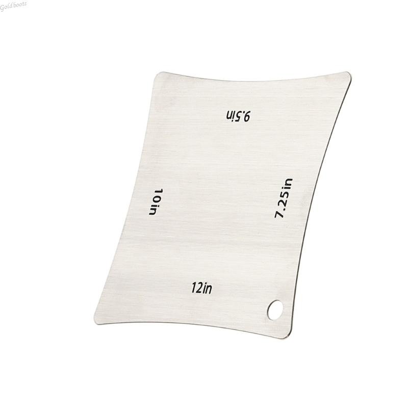 GB กีตาร์ Fingerboard Radius Gauge สแตนเลส Fretboard เครื่องมือวัด