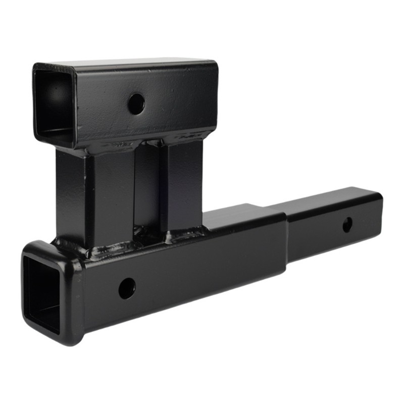 QJ Hard Trailer Hitch Extender Systems Strong Trailer Receiver Adapter เหล็ก Hitch Lift Adapter สําห
