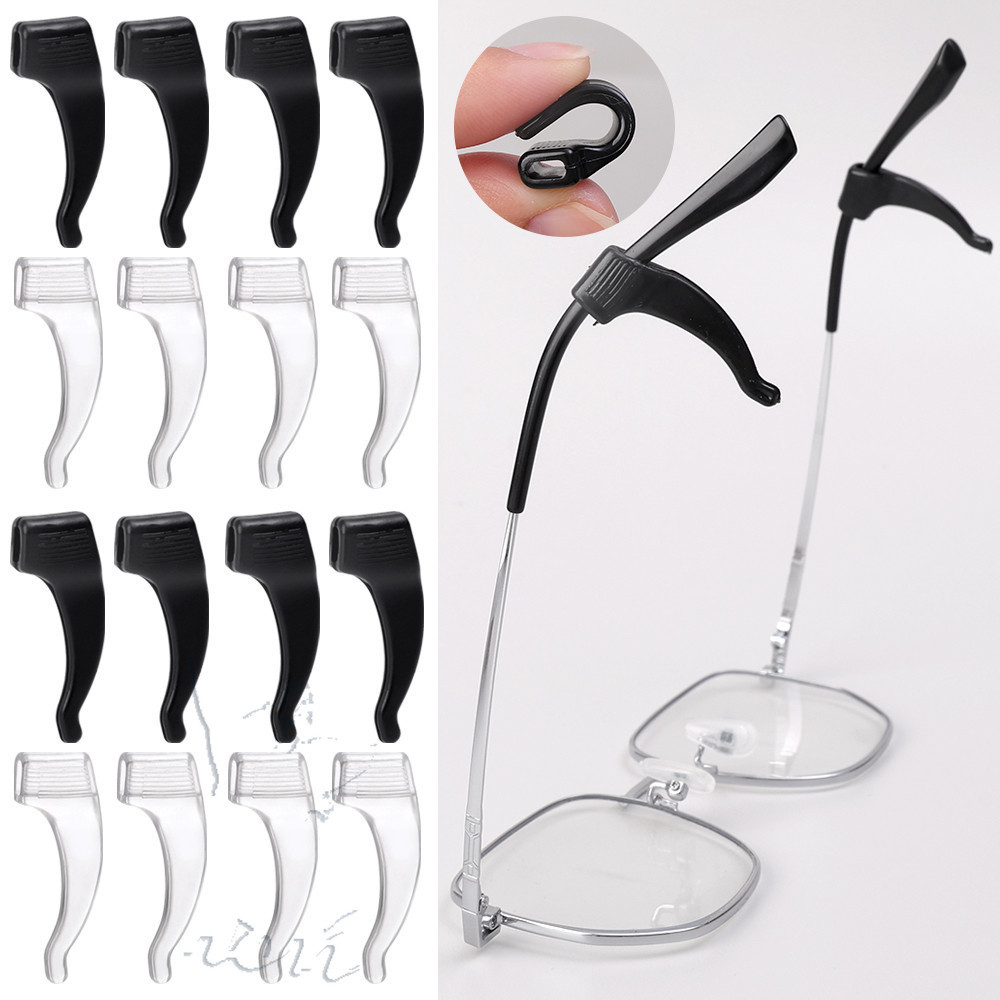 ซิลิโคนจับหูสําหรับแว่นตา-ลื่นแว่นตาวัดเคล็ดลับ,หูตะขอยึดกันชนและผู้ถือยึดอุปกรณ์เสริม