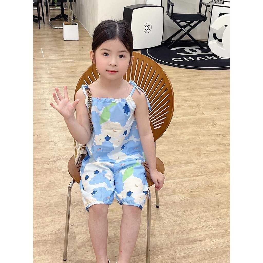 ชุดลูกสาวน่ารักๆ ชุดเดรสลายดอูก ชุดเดรสเด็กผู้หญิง เดรสลายดอกไม้น่ารัก เนื้อผ้าดี ใส่สบายDA-F - รูปที่ 2