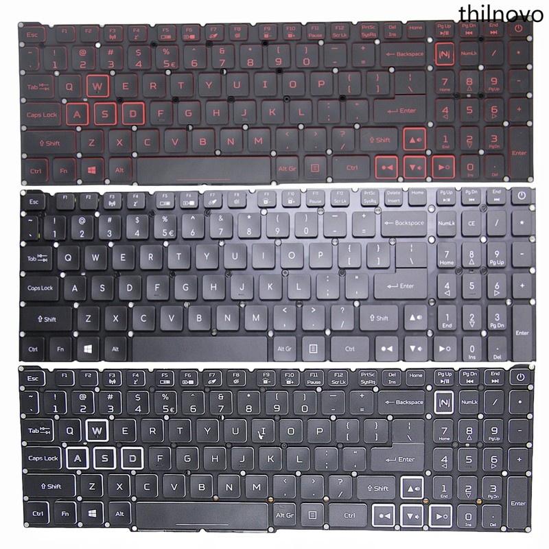 เหมาะสําหรับแป้นพิมพ์ Acer AN515-54/55/43 AN715-51-517-51 N18C3C4 N18I2/I3