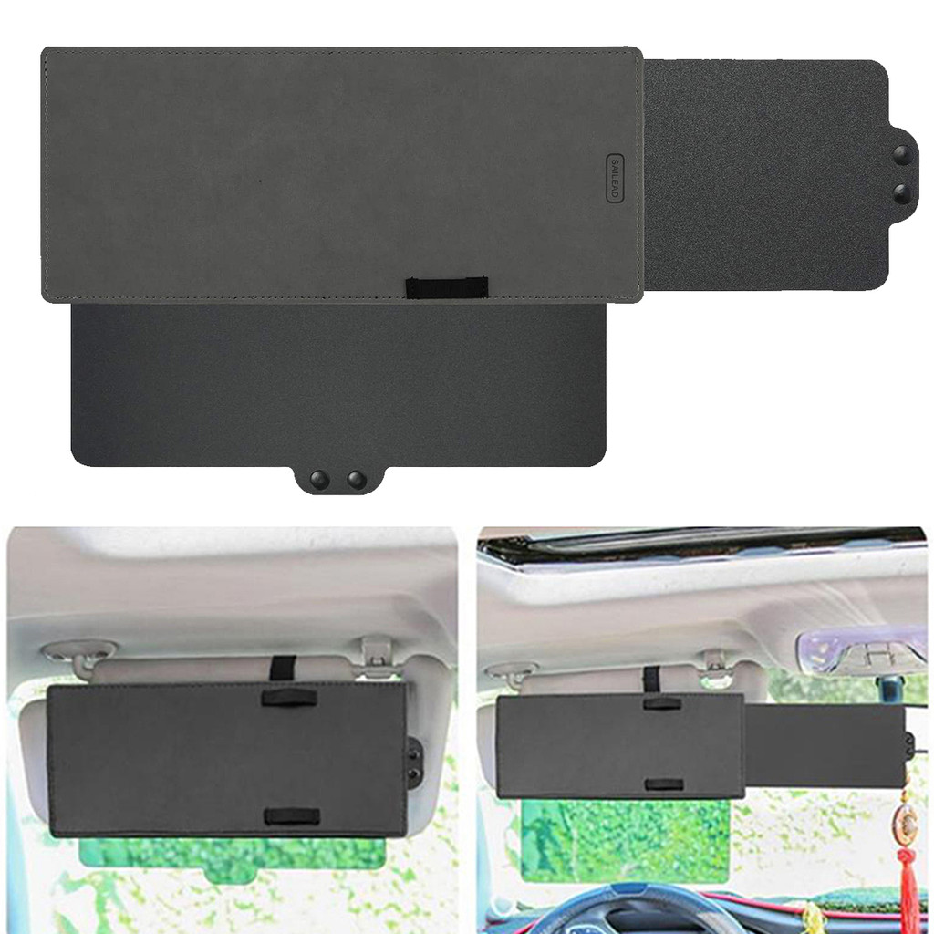 Zaylily1 ชิ้นรถ Sun Visor Extender Anti-glare Sun Blocker หน้าต่างรถบังแดดและ UV Rays Blocker Univer