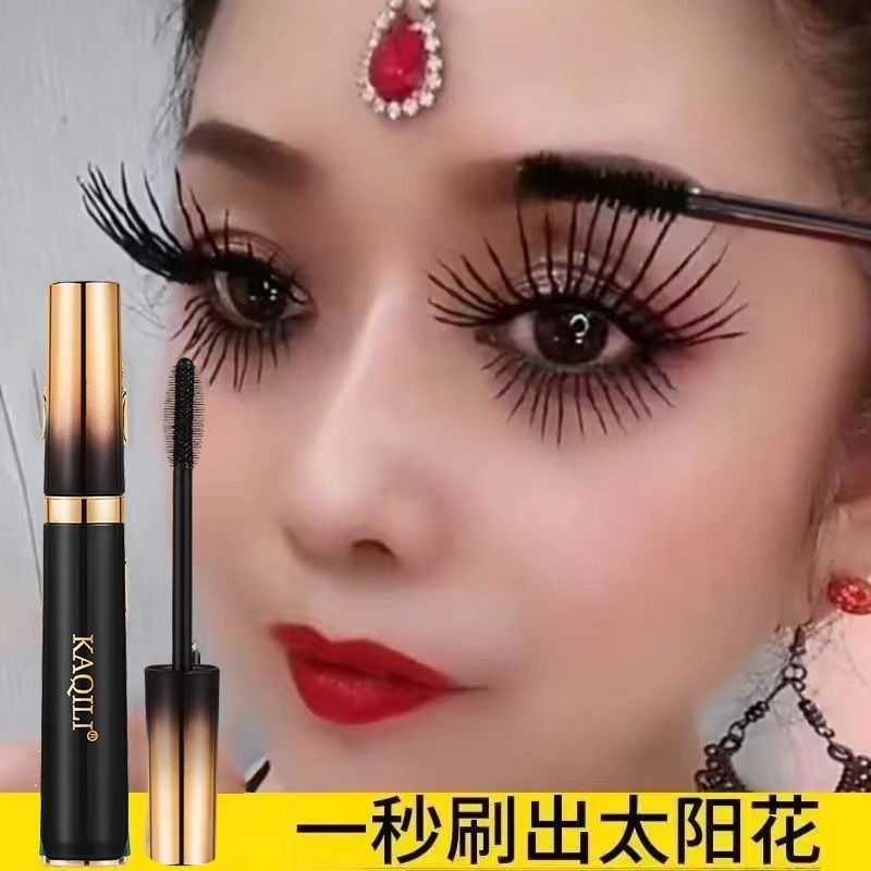 การยืดยักษ์ Kaqili Usma Grass Fibre Mascara วัดธรรมชาติ Giant elongation Kaqili Usma Grass Longening