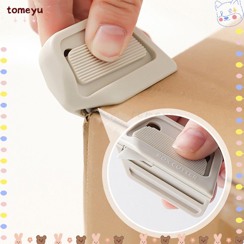 TOMEYU Seal Package Breaker, Anti-stick Unpacking Tool ที่เปิดพัสดุเซรามิก เครื่องตัดแพ็คเกจพกพา Rebound อัตโนมัติ