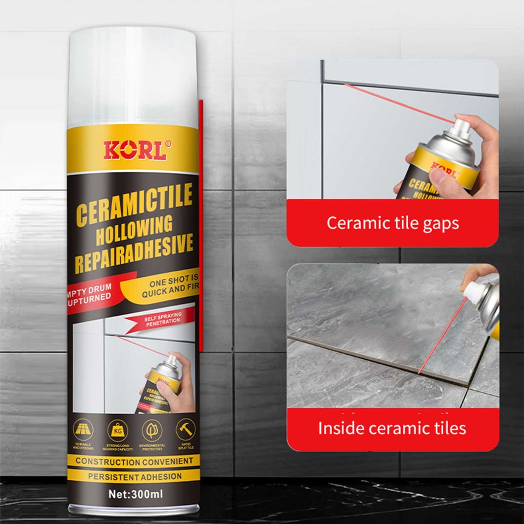 📦COD จัดส่งในพื้นที่🚚Tile Hollow Repair กาว - Strong Bonding Agent สําหรับ Wall & Floor Crack Fillin