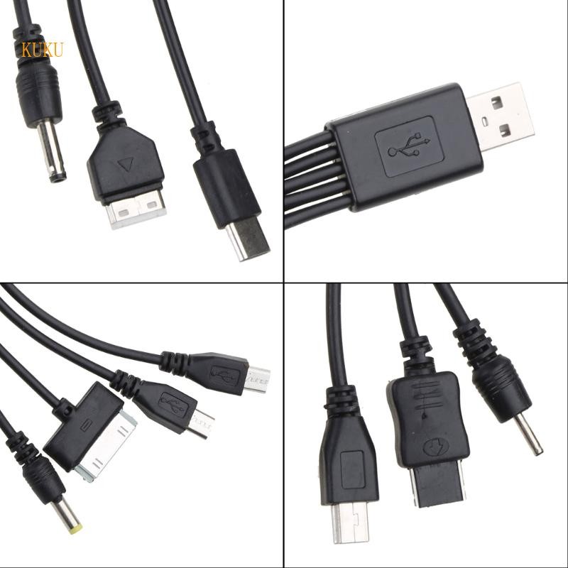 Universal USB To Multi Plug Cellpahone Charger Cable 10 in 1 USB Cable 20CM