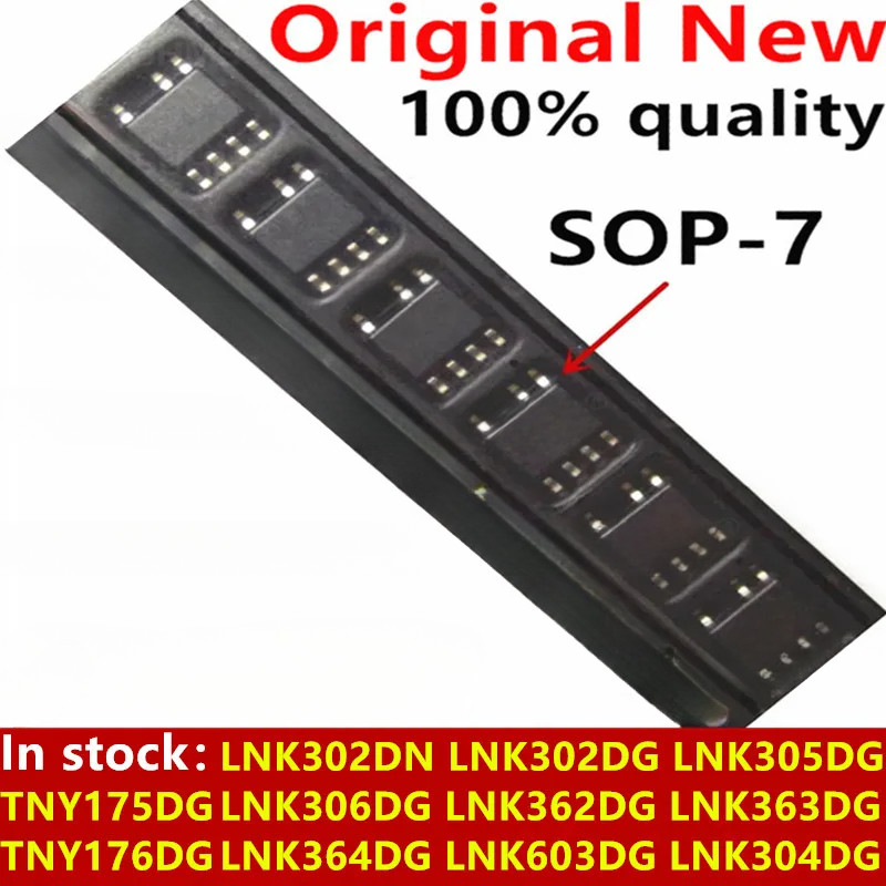 10pcs LNK302DN LNK302DG LNK305DG LNK306DG LNK362DG LNK363DG LNK364DG LNK603DG TNK304DG TNY175DG TNY1