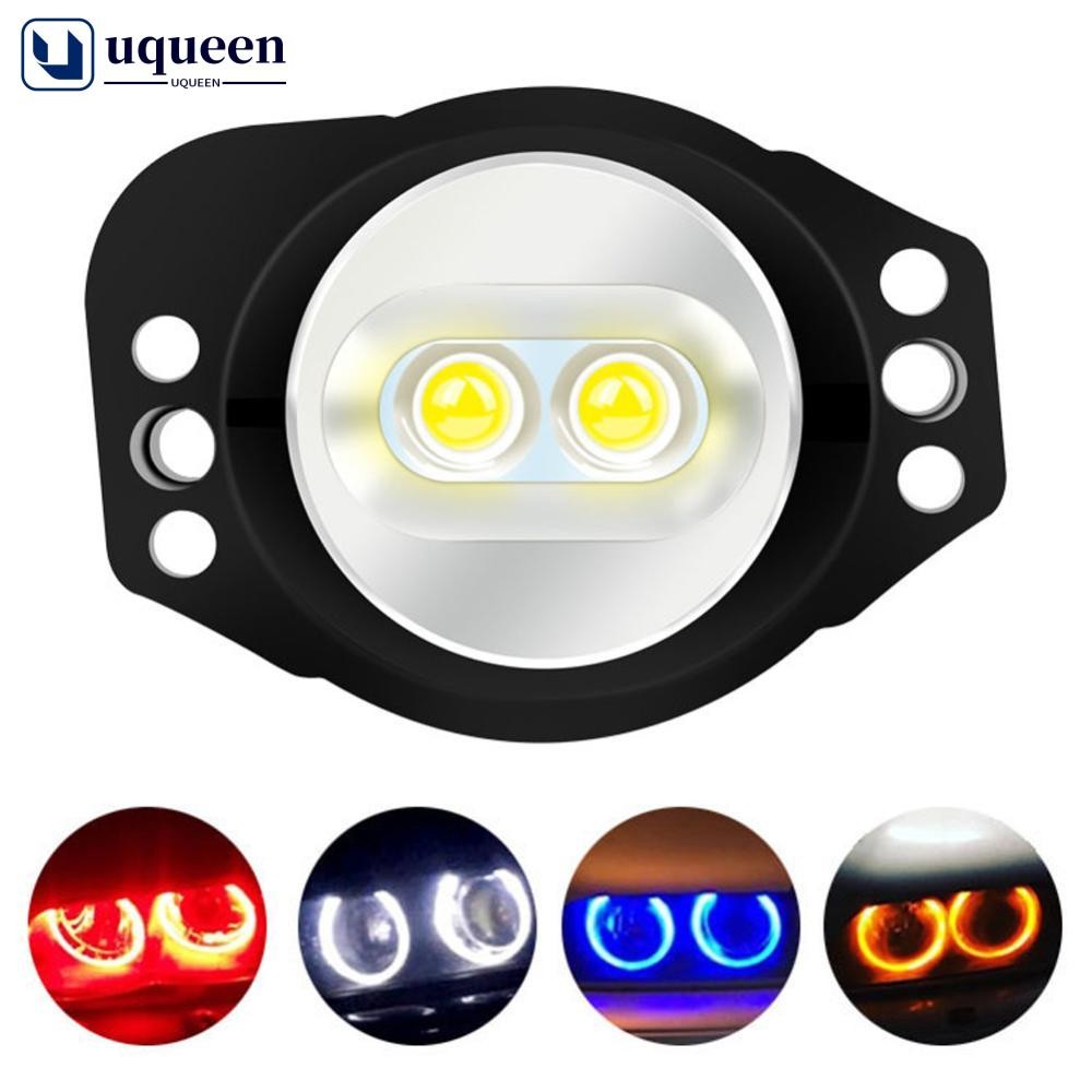 UQUEEN 1 PC รถ LED Angel Eyes Marker หลอดไฟรถยนต์ด้านข้าง Bright ไฟหน้าสําหรับ BMW E90 E91 05-08 รถอ