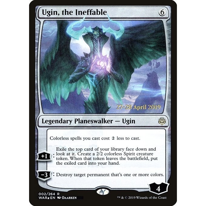 WAR_002 Ugin MTG:Magic: the Gathering: War of the Spark: