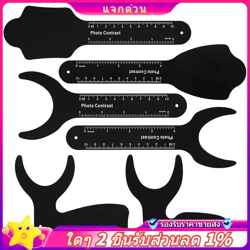 In -Dental Contraster Intraoral Photographic, 6 PCS Dental Photo Contrast Kit Palatal Intraoral Photography Kit