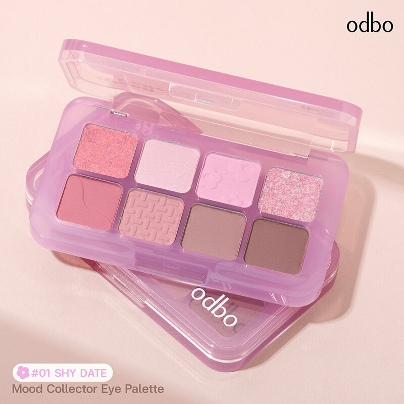 ODBO Mood Collector Eye Palette OD2030 7.2g โอดีบีโอ อายแชโดว์พาเลท 8 เฉดสี. รูปที่ 6