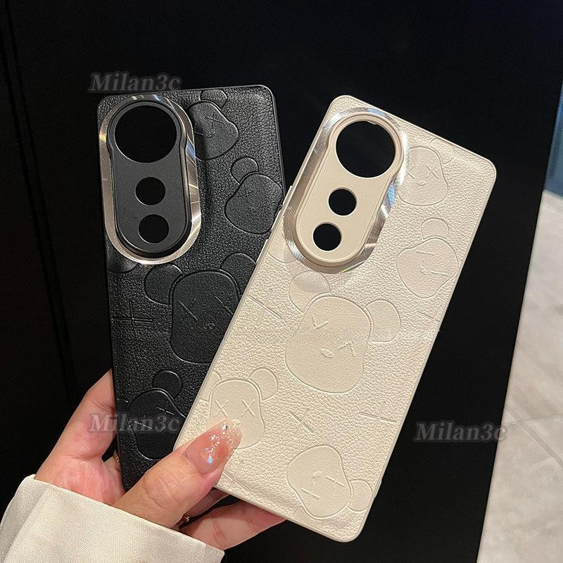 เคส Vivo V40 เคส Vivo V40 Pro เคสโทรศัพท์หนังแข็งลายหมี