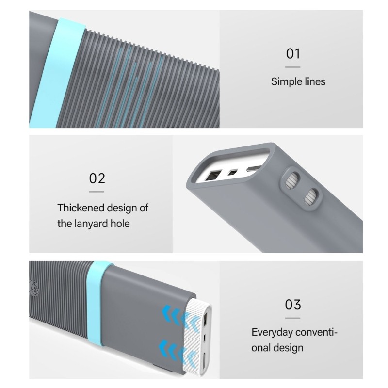 YXA Precisions Silicone Charger Case Full Body Protections สําหรับ Powerbank 100W