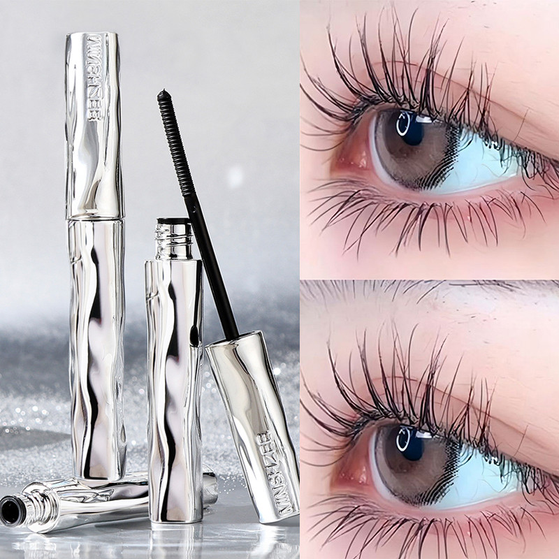 MINSHZEE มาสคาร่าแบบท่อเหล็ก 3D กันน้ำ สีดำ กันเหงื่อ ติดทน ไม่มีรอยเปื้อนและจับตัวเป็นก้อน