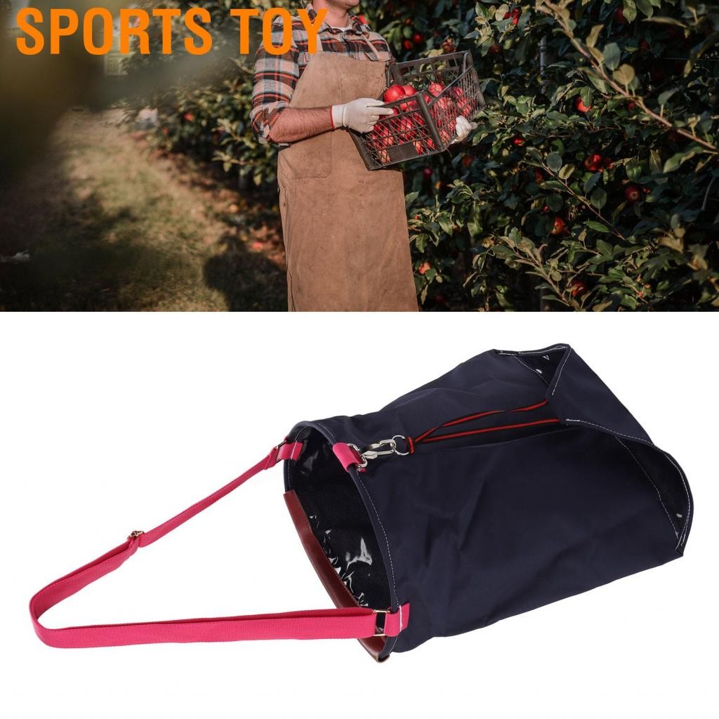 Sports Toy เก็บผักผลไม้เก็บผักถุงผ้ากันเปื้อน 600D Oxford Oxford Foraging Foring for Outdoor Orchard