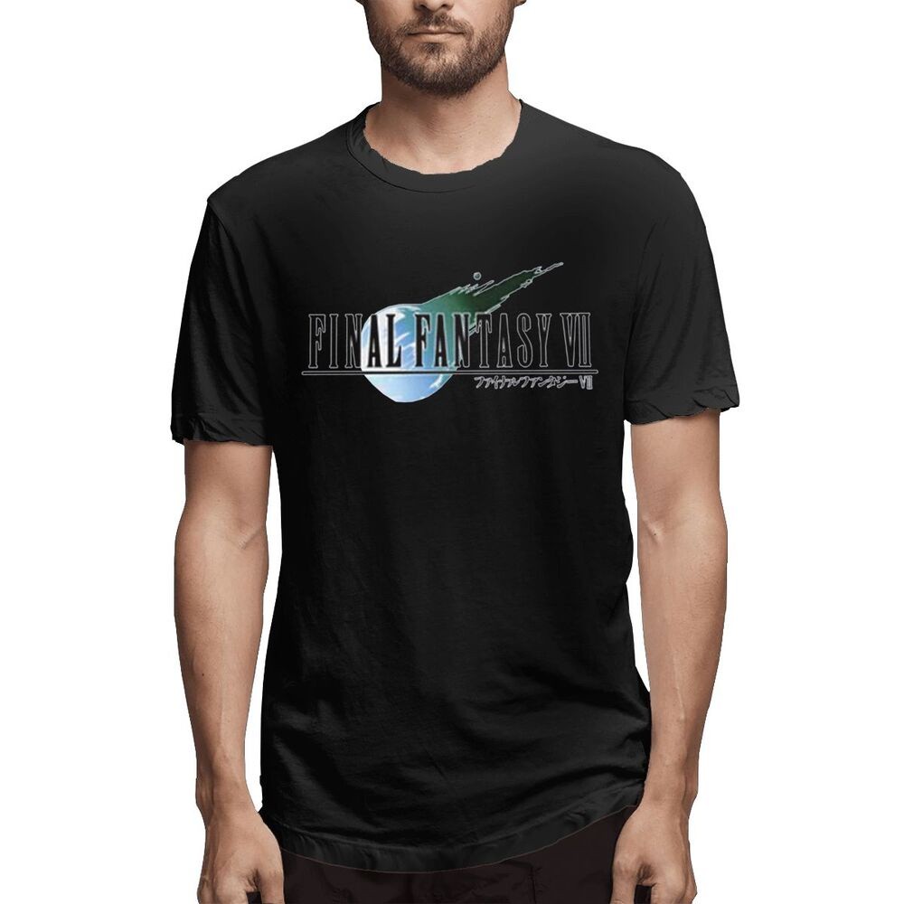 เสื้อยืด พิมพ์ลาย Game Final Fantasy Vii Ff7 สีขาว สําหรับผู้ชายSize S-5XL
