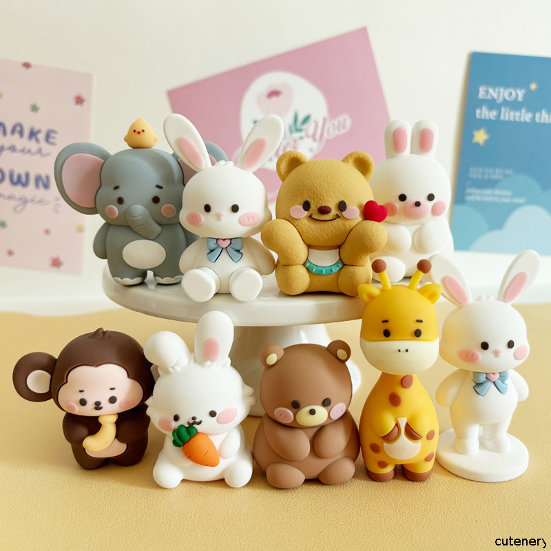 😄Cutenery😄 การ์ตูนสร้างสรรค์เบเกอรี่ Plugin ยืนสัตว์เค้ก Plugin เค้กวันเกิดตกแต่ง