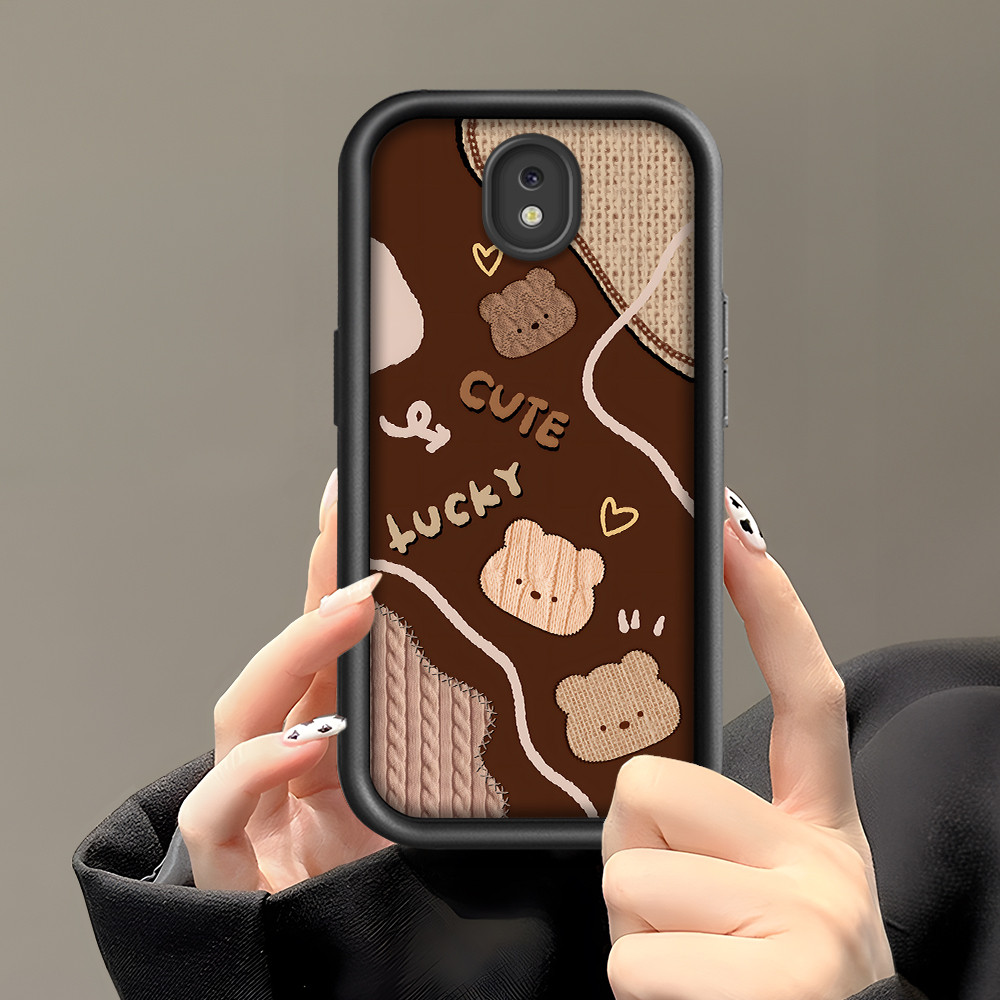 LOKAL ใช้งานร่วมกับ Samsung J7 Pro 2017 J730 สําหรับหุ้นท้องถิ่น Softcase HP กรณีเคสโทรศัพท์ Soft So