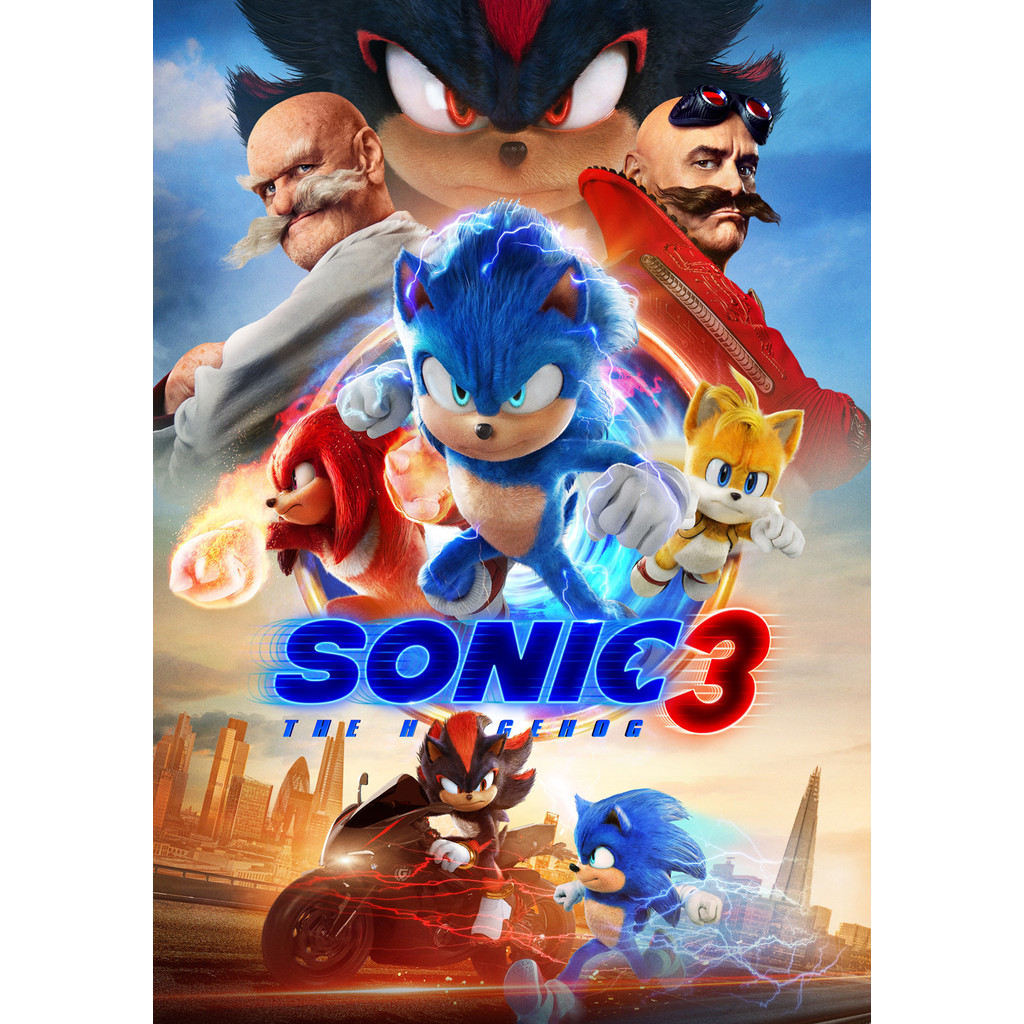Sonic the Hedgehog 3 โซนิค เดอะ เฮดจ์ฮ็อก 3 (2024) DVD หนังใหม่ มาสเตอร์ พากย์ไทย