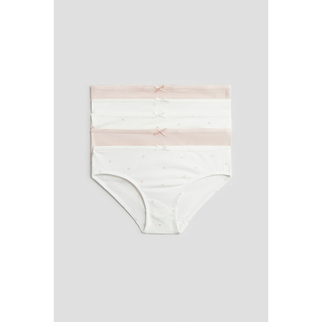 H&M(เอชแอนด์เอ็ม) แพ็ค 5 ตัว กางเกงในคอตตอน เด็กผู้หญิง 1214392_13