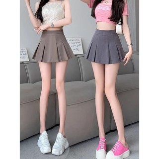 Rok lipit untuk wanita di musim panas, rok mini mungil, rok A-line gaya Korea, rok pinggang tinggi#8810