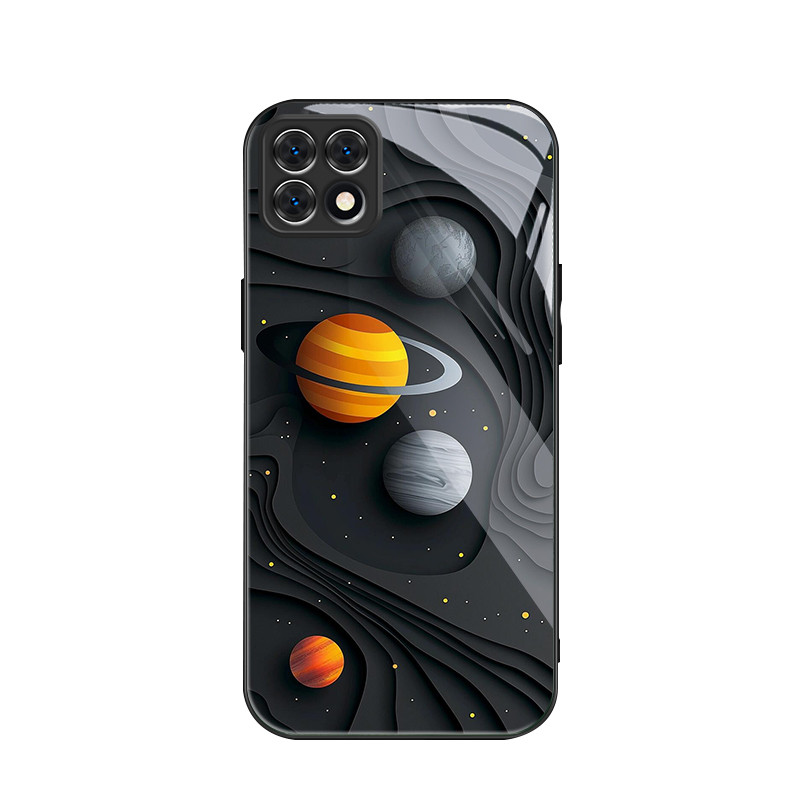 สําหรับ Samsung Galaxy A22 5GNot fit 4G , Starry Planet, บุคลิกภาพอินเทรนด์, เคสป้องกันโทรศัพท์ป้องก