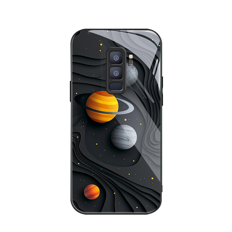 สําหรับ Samsung Galaxy S9+& Samsung S9 Plus , Starry Planet, บุคลิกภาพอินเทรนด์, เคสป้องกันโทรศัพท์ป