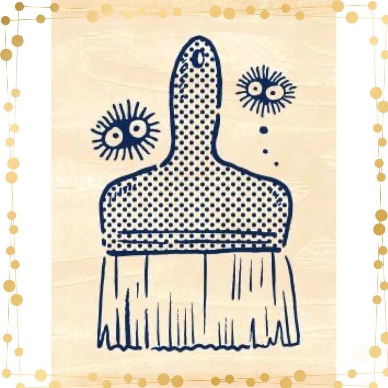 Beverly Stamp Seal Ghibli My Neighbor Totoro Masu no Aibou Kurosuke and Hake TSW-147