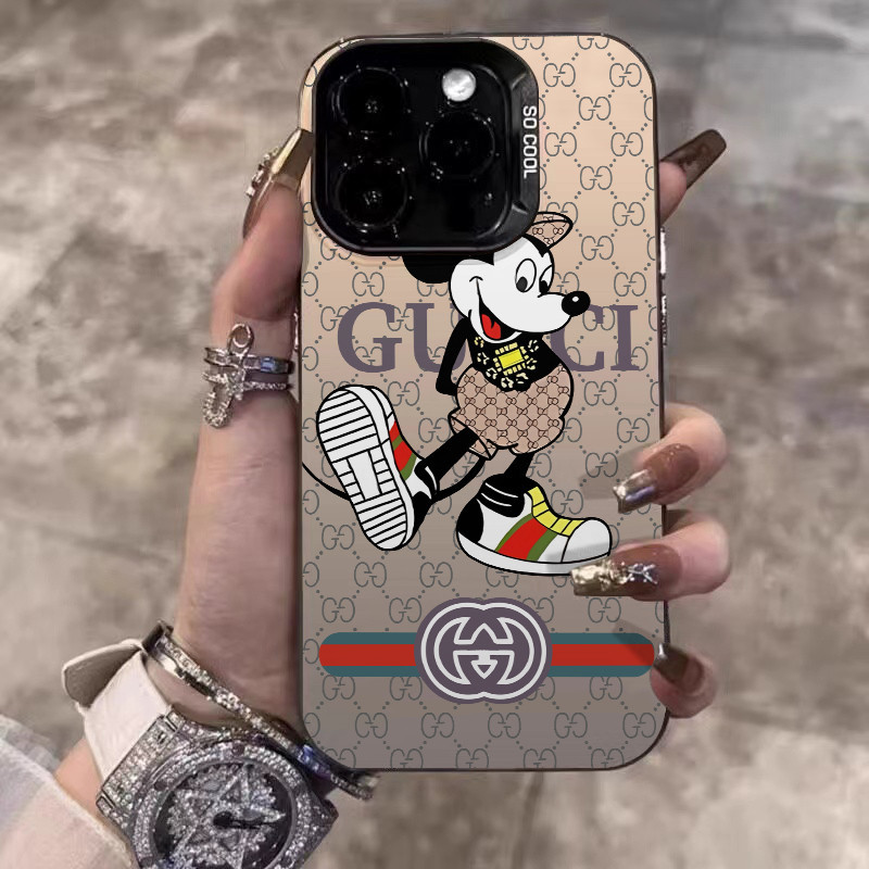 ️จัดส่งทันที️เคสไอโฟน11 13 14 15 16 Pro Max Deluxe Disney Mickey Mouse  Case For iPhone 13PM,16PM,15