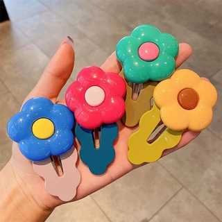 Cute_Girl 🏵️🏵️ กิ๊ฟกิ๊บติดผม มีให้เลือกหลายสี การออกแบบสไตล์ดอกไม้ คุณภาพสูง หวานและสดช กิ๊บดอกไม้