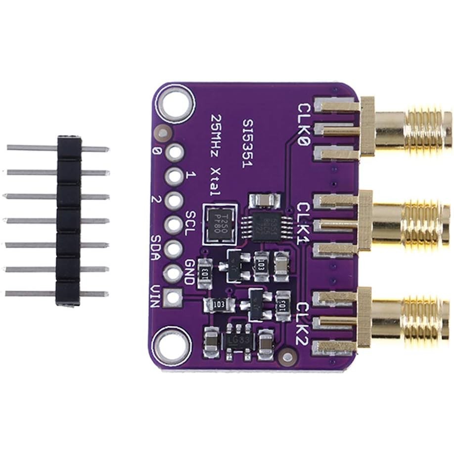 Si5351A I2C ความถี่สูงสัญญาณเครื่องกําเนิดไฟฟ้าโมดูล 8KHz-160MHz Square Wave นาฬิกาเครื่องกําเนิดไฟฟ