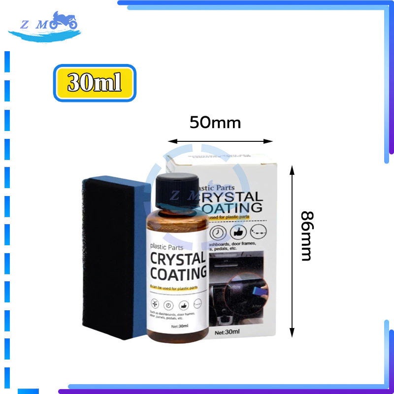 น้ำยาเคลือบพลาสติก น้ำยาเคลือบเงาพลาสติก แถมฟองน้ำ 1 อัน 30ml เช็ดเบาๆ ก็เหมือนใหม่ ใช้งานสะดวก ปลอดภัยและทนทาน thumbnail 5