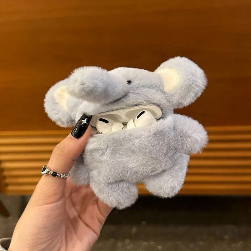 กระเป๋าหูฟังรูปช้างน่ารัก สำหรับหูฟังไร้สาย Bluetooth AirPods Pro 1/2/3/4