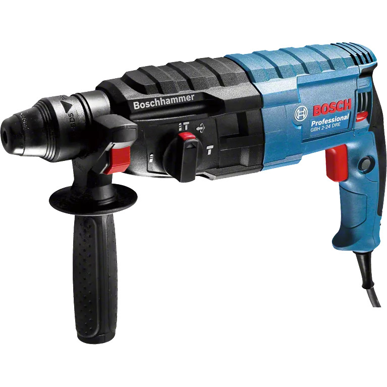 สว่านโรตารี่ Bosch พร้อม SDS plus 2.7J 790w 930rpm 4,200bpm GBH 2-24 DRE Professional