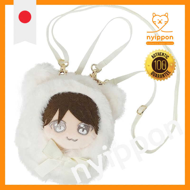 Cross Marberry 2-Way Plush Shoulder Bag Charm for Otaku Activities - Large Size, 15cm, Swaddle, Cute