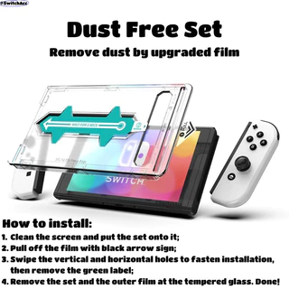 Switch2 กระจกนิรภัยติดตั้งง่ายสําหรับ Nintendo Switch 1/ 2/ OLED สต็อกท้องถิ่นตัวป้องกันหน้าจอระดับพรีเมียม จัดส่งภายในประเทศ ของขวญัปีใหมใ่ห้เพอื่นรว่มงาน ของขวญั ปีใหม