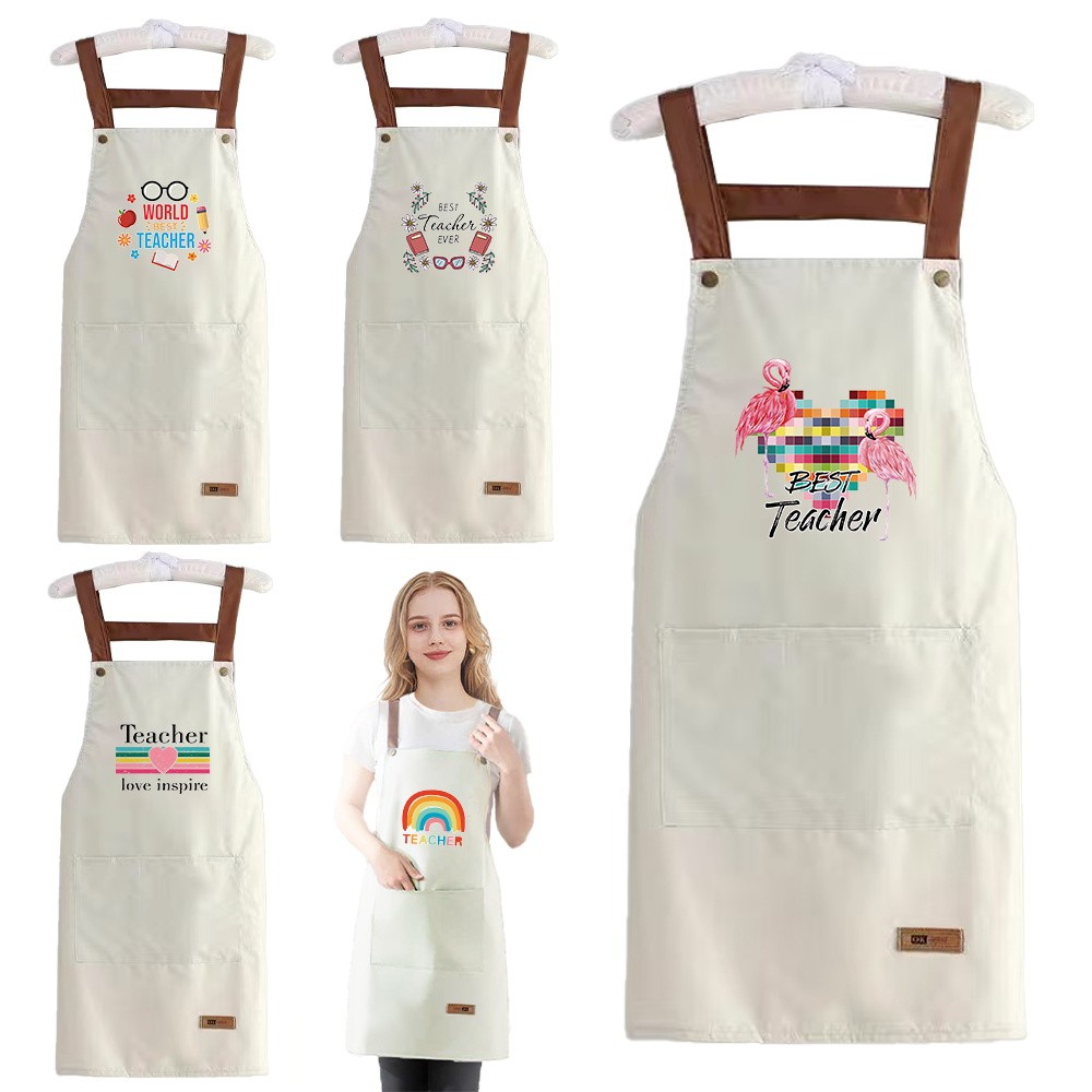 Teacher's Day Aprons breathable & comfortable kitchen-specific anti-pollution & waterproof teacher p