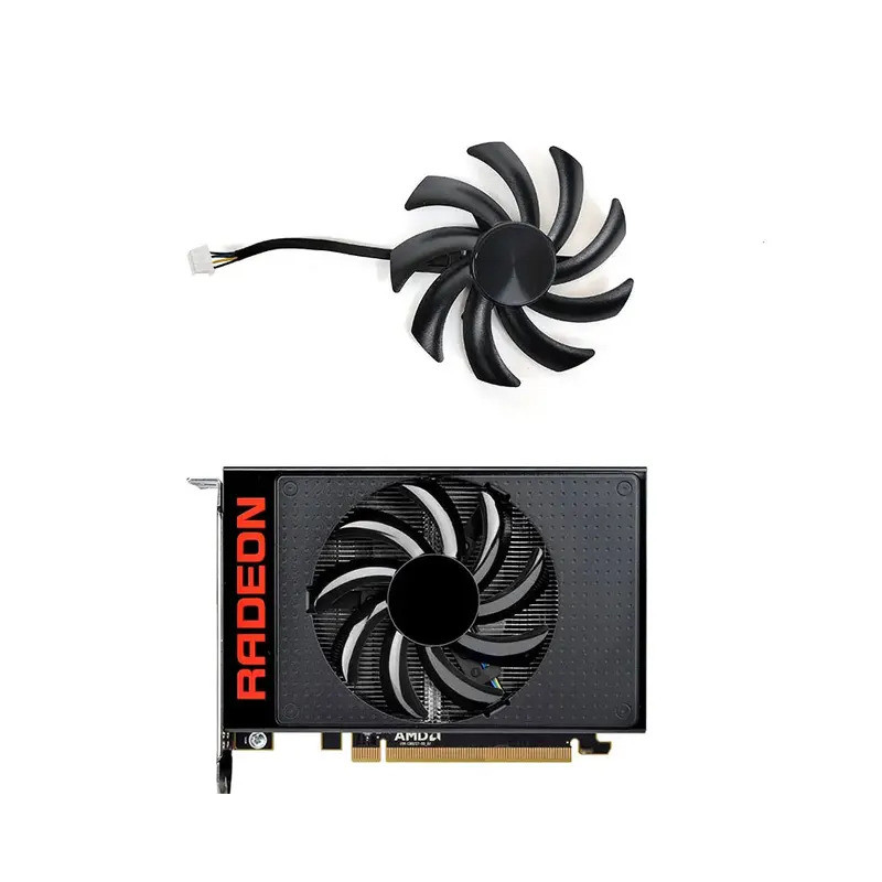 พัดลมระบายความร้อน 85 มม.4PIN FDC10H12S9-C AMD R9 Fury Nano GPU พัดลมสําหรับ Sapphire R9 Nano 4G HBM