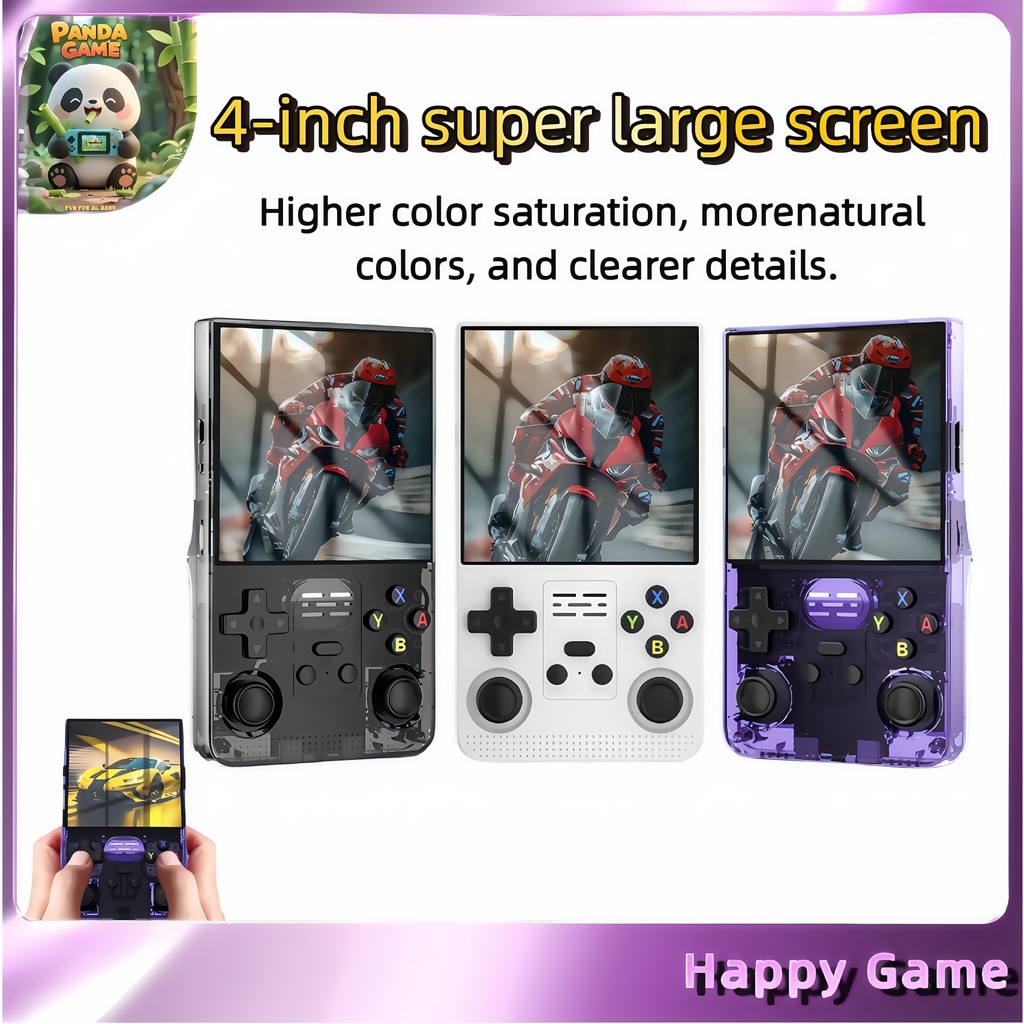 🔥เกมส์บอย เกมกด คอนโซลเกมมือถือ R39 MAX แบบโอเพ่นซอร์ส หน้าจอ HD ขนาด 4.0 นิ้ว สำหรับเกมอาร์เคดย้อนย