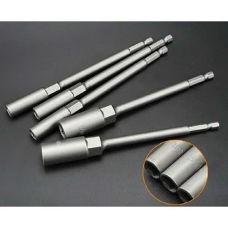 8-14 มม.ยาวไฟฟ้าเจาะ SOCKET HEAD Bolt NUT DRIVER Bit Impact เจาะ Bits อะแดปเตอร์ซ็อกเก็ตประแจ EXTENSION Bar 150 มม.