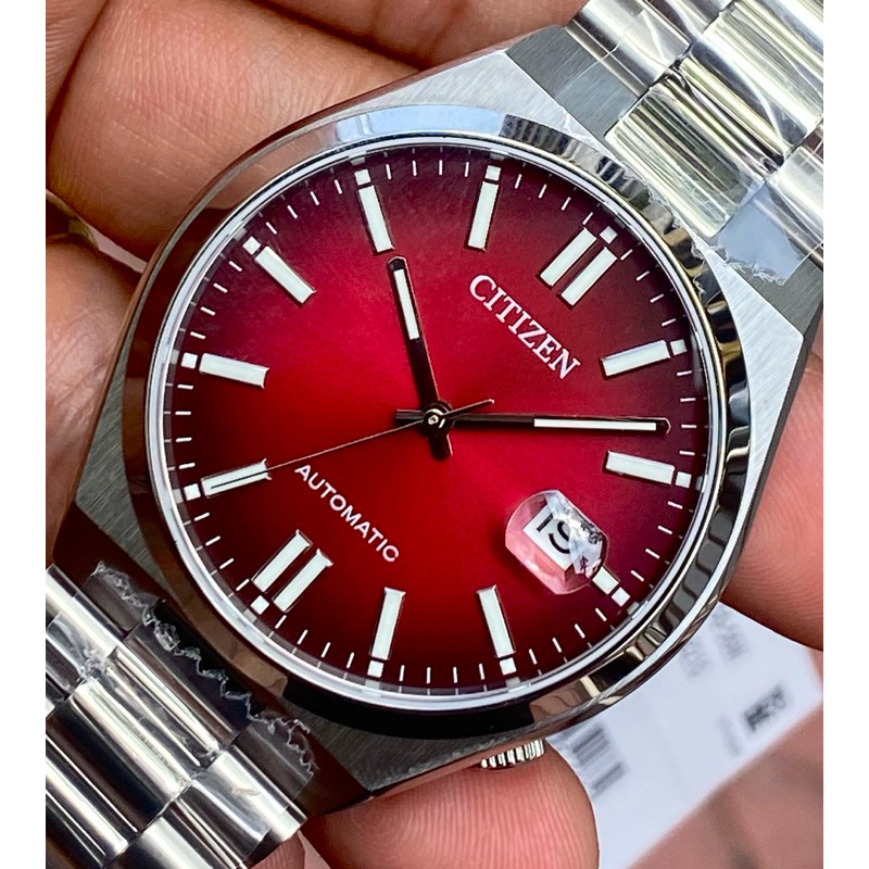 นาฬิกาข้อมือ Citizen Automatic Stainless Steel Men's Watch NJ0150-56W