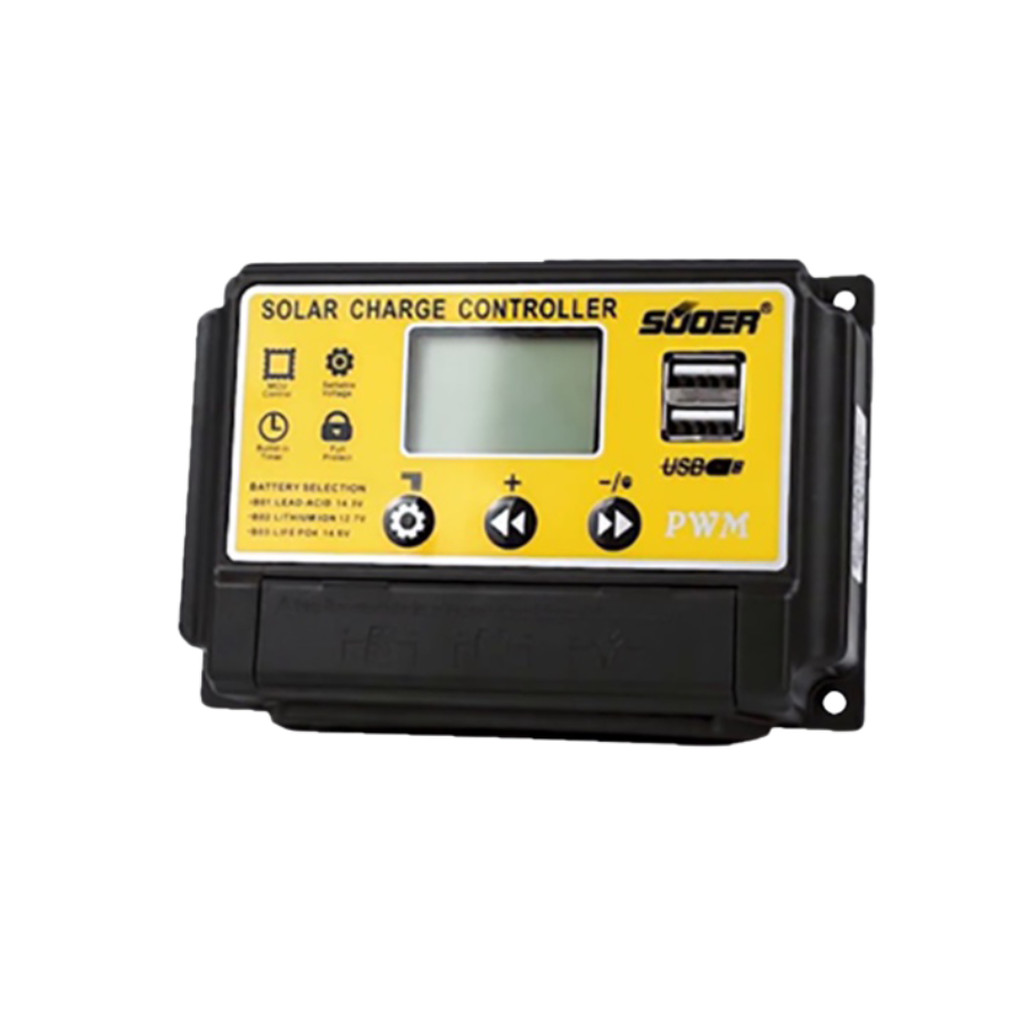 PWM 30A Solar Charger Controller รุ่น ST-S1230 SUOER โซล่า ชาร์จเจอร์ อุปกรณ์ควบคุม การชาร์จไฟ จากแผ