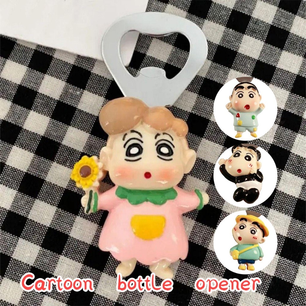 ที่เปิดขวดแม่เหล็กติดตู้เย็น ลายเครยอน ที่เปิดโซดา เปิดฝาขวดแบบพกพา - รูปที่ 2