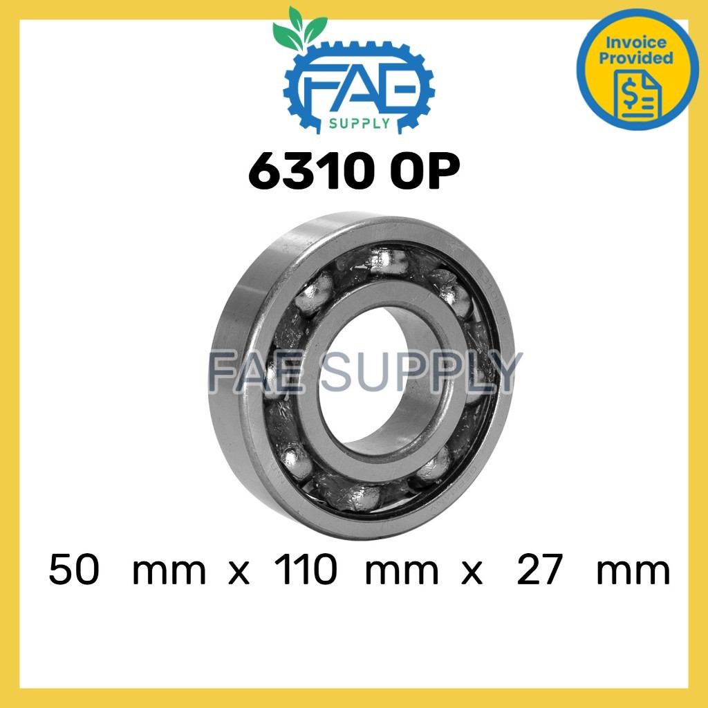 6310ZZ 6310RS 6310OP Ball Bearing Deep Groove 50*110*27 mm