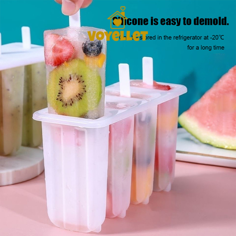 แม่พิมพ์ทำไอติม ชุดแม่พิมพ์ทำไอศกรีมทำเอง แม่พิมพ์ไอศกรีมพลาสติก DIY ทำเอง