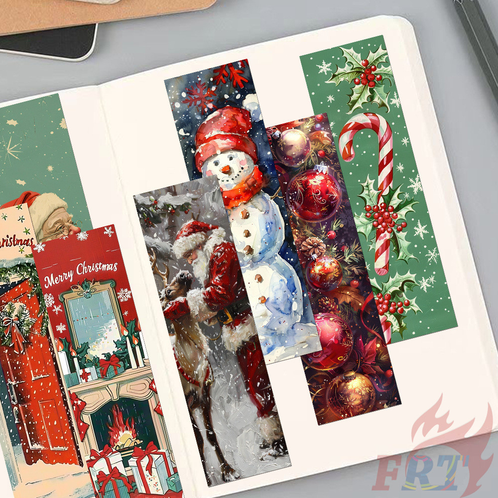 30ชิ้น/เซ็ต※วินเทจสุขสันต์วันคริสต์มาสที่คั่น※แฟชั่นหนังสือเครื่องหมายหน้าเครื่องเขียนโรงเรียนอุปกรณ์สํานักงาน - รูปที่ 5