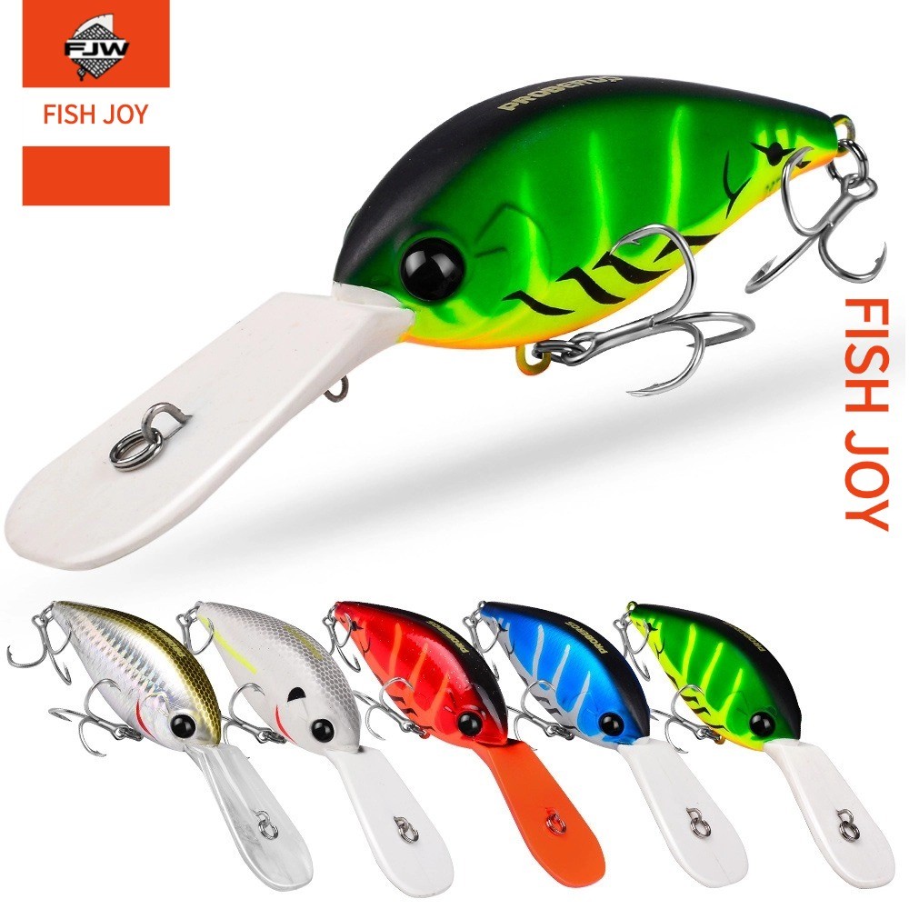 F108 ตกปลา ปลาปลอม เหยื่อเรืองแสง 3D ตาปลา สีสันสดใส ลายพราง ลายสาดสี ปลายแหลม สะพานเหยื่อ