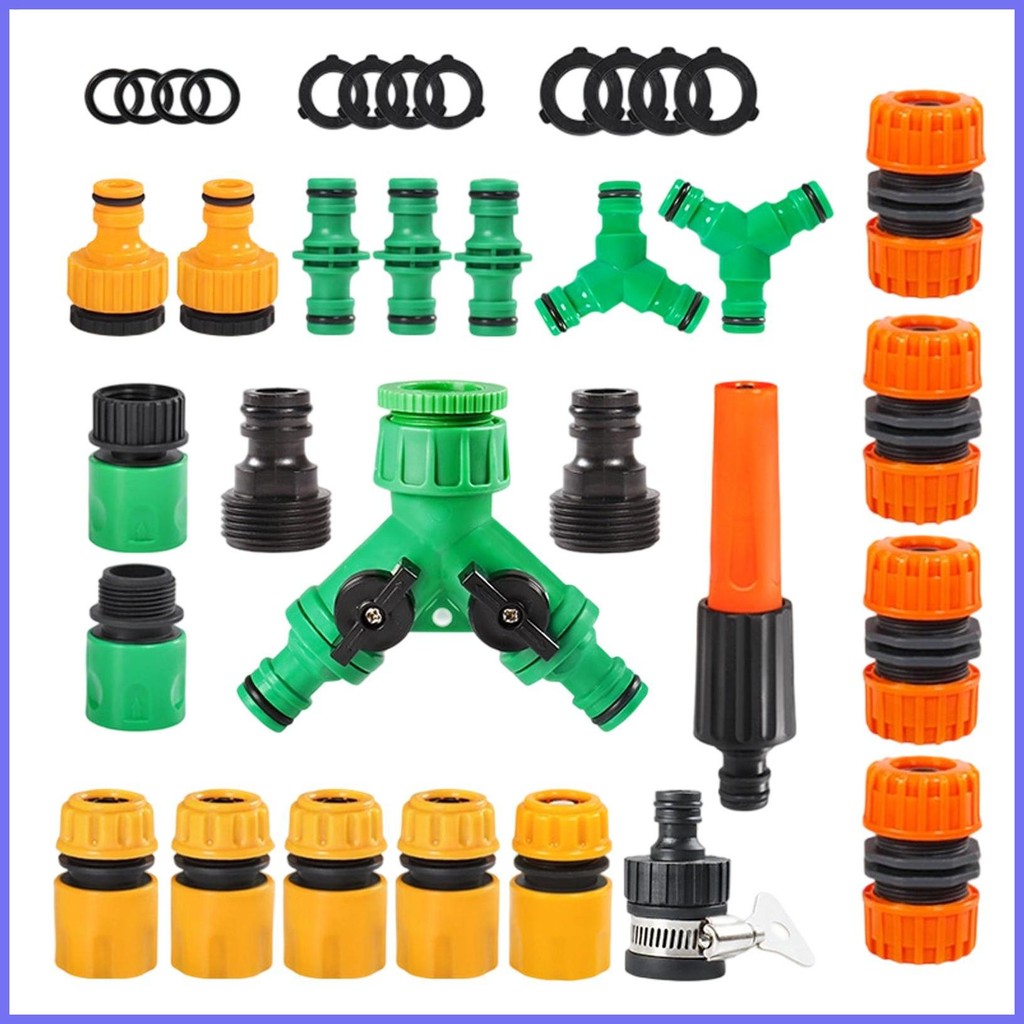 Quick Release ท่อเชื่อมต่อ 36 ชิ้นสวนท่อเชื่อมต่อ Quick Connect Kit 1/2 นิ้วชายหญิงเปลี่ยน hontin2ph