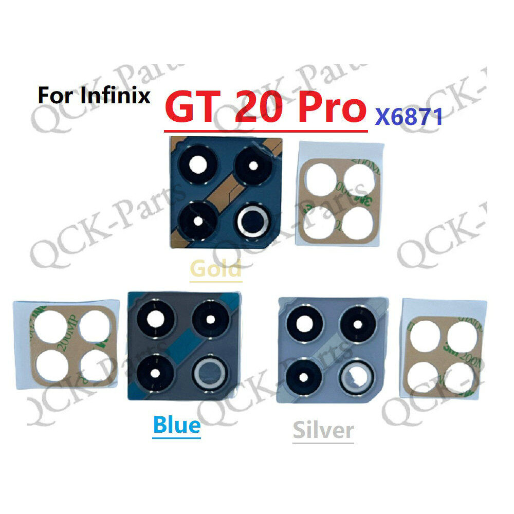สําหรับเลนส์กระจกกล้อง Infinix GT 20 Pro X6871 พร้อมกาวแทนที่