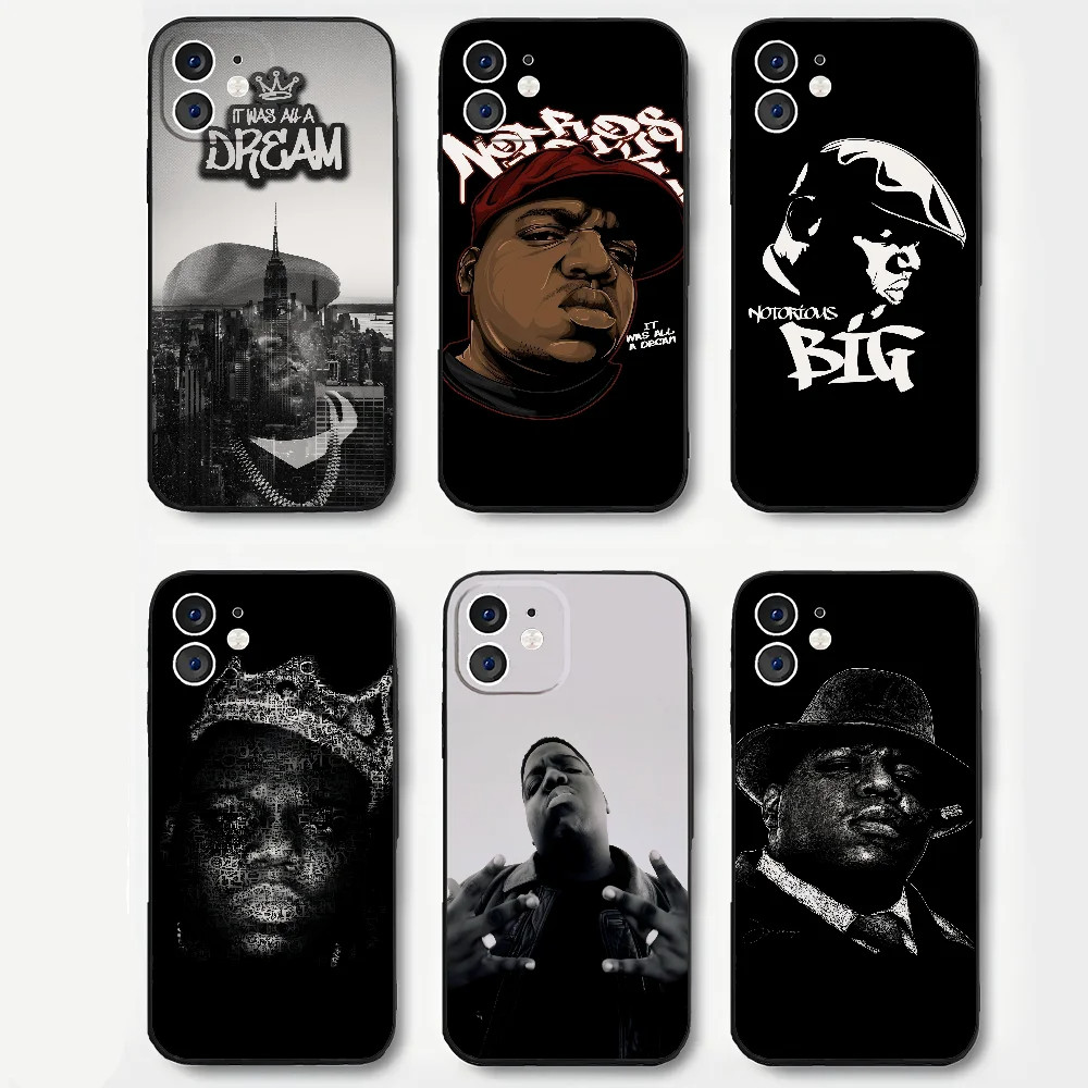 Biggie Rapper S-Smallเคสโทรศัพท์ซิลิโคนนุ่มสําหรับIPhone 16 15 14 13 12 11 Plus Pro Max Plus
